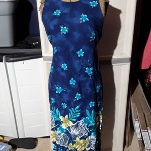 R&K Originals tropical maxi dress size 6